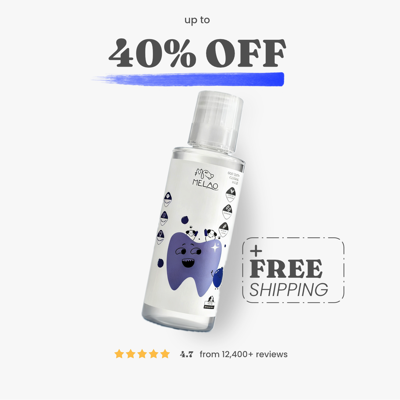 Clean teeth and fresh breath for your dog — right from the water bowl | PAW-DENTAL+